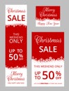 Christmas banners Royalty Free Stock Photo