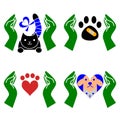 Set of veterinary icon