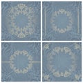 Set of vintage backgrounds