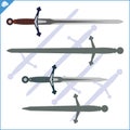 Blade Weapons. Swords and daggers, machetes and other cold steel.