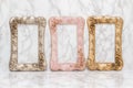 Set of Vintage Frame Royalty Free Stock Photo