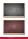 Set of vintage horizontal chalkboards