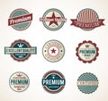 Set of Vintage Premium labels