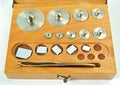 Set of Vintage Small gram Scale Calibration weights