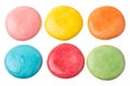 Set of Watercolor Blobs, Isolated on White Background