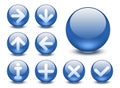 A set of web buttons Royalty Free Stock Photo