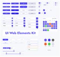 A set of web elements for use on your Internet resource Royalty Free Stock Photo