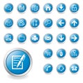 A set of web icons Royalty Free Stock Photo