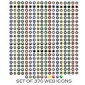 Set of web icons Royalty Free Stock Photo