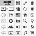 Set of web icons.