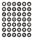 Set of web icons - vector