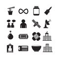 Set of web icons for website and communication Royalty Free Stock Photo