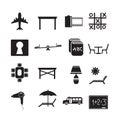 Set of web icons for website and communication Royalty Free Stock Photo