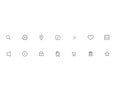 Set of web internet icons