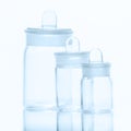 Set of weighing bottles of different capacity