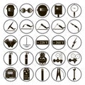 Set welding items Royalty Free Stock Photo