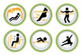 Set of Wellness&Spa Pictogram Buttons II