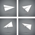 White paper aeroplanes Royalty Free Stock Photo