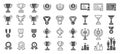 Set of Winning Vector Icons