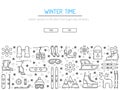 Set winter icon