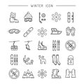 Set winter icon
