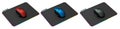 Set of wireless gaming computer mouse on pad isolated on white background Royalty Free Stock Photo