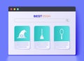 Set Witches broom, Witch hat and Magic hand mirror icon. Vector Royalty Free Stock Photo
