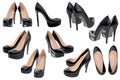 Set women's patent leather shoes