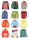 A set of womens sweaters