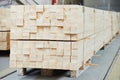 Set of wood lumber materials Royalty Free Stock Photo