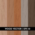 Set of wood textures with different colors