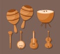 wooden music instruments