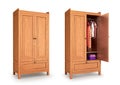 Set of woods cupboards.