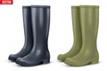 Set of work rain boots