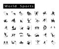 Set of 35 World Sport Icons