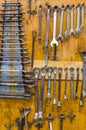 Set of wrenches Royalty Free Stock Photo