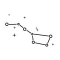 Set of Zodiac constellations or star signs. Astrological Horoscope Icons on white background. Vector Illustration Royalty Free Stock Photo