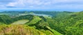 Sete Cidades on the island of Sao Miguel in the Azores, Portugal Royalty Free Stock Photo