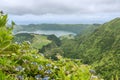 Sete Cidades on the island of Sao Miguel in the Azores, Portugal Royalty Free Stock Photo