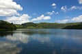 Sete Cidades, Volcanic twin lakes on the Azores Royalty Free Stock Photo