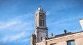 Architectural detail of the Art Deco Building Consular Palace in Sete, France