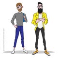 Seth Men Bearded Character Animation Full Length Cartoon