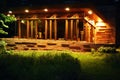 Seth Peterson Cottage at Night Royalty Free Stock Photo