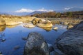 Seti Gandaki River and long view fishtail mountain