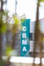CRMA insurance company signboard in Setif city.