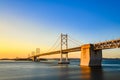 Seto-Ohashi Bridge sunset, Japan