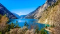 Seton Lake on the foot of Mount McLean in Southern BC, Canada Royalty Free Stock Photo