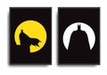 2 sets of Batman Minimalist Hero Posters