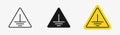 sets Protective earth ground symbol represents grounding in electrical systems. Royalty Free Stock Photo