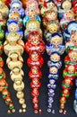 Sets of traditional russian doll matryoshka